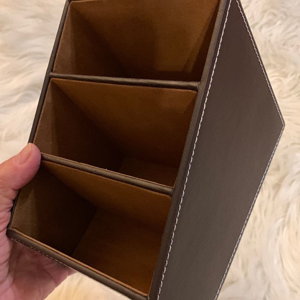 Remote control holder – Three compartments